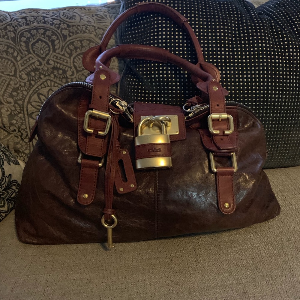 Aunthentic Chloe Large paddington bag